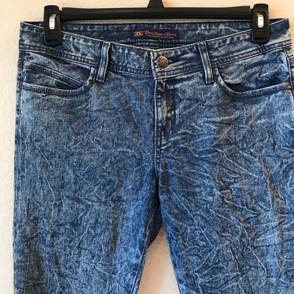 Divine Rights Acid Wash Skinny Jeans Womens Size 30 Fits Like Size 8 Denim Blue - Picture 3 of 9